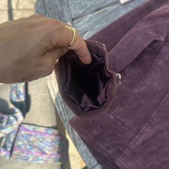 Blank NYC Suede Maroon Jacket - Picture 11 of 12